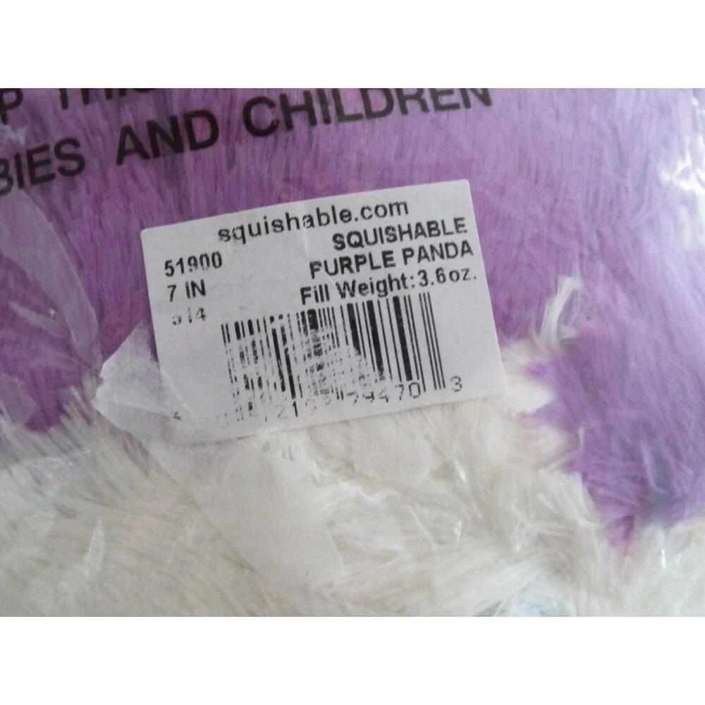 Squishable Purple Panda Jumbo Plush Stuffed Animal  Retired Design 7